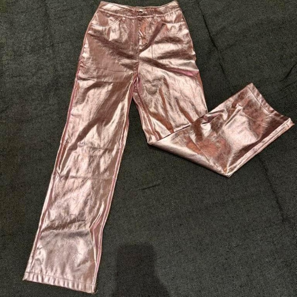 Shimmering Pink Women's Trousers